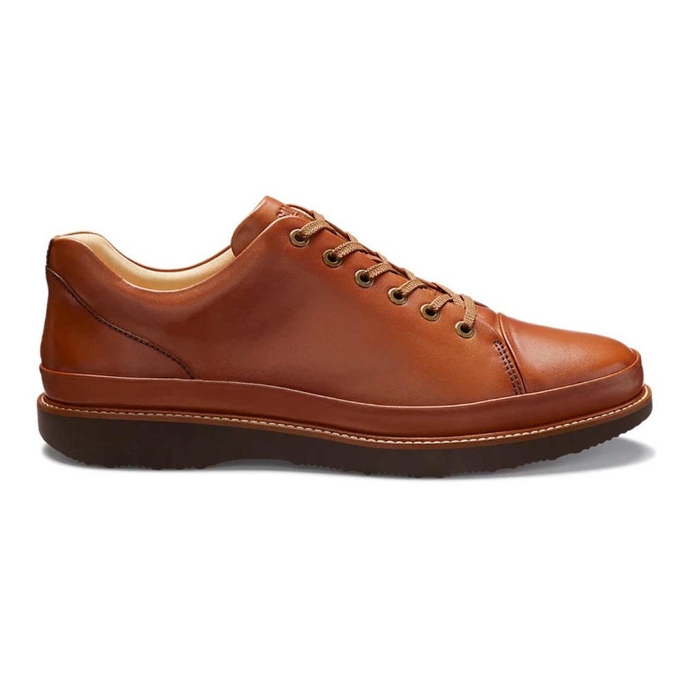Samuel Hubbard Men’s 11 W Sneaker Whisky Leather ‘Dress Fast’ Shoe Vibram Sole